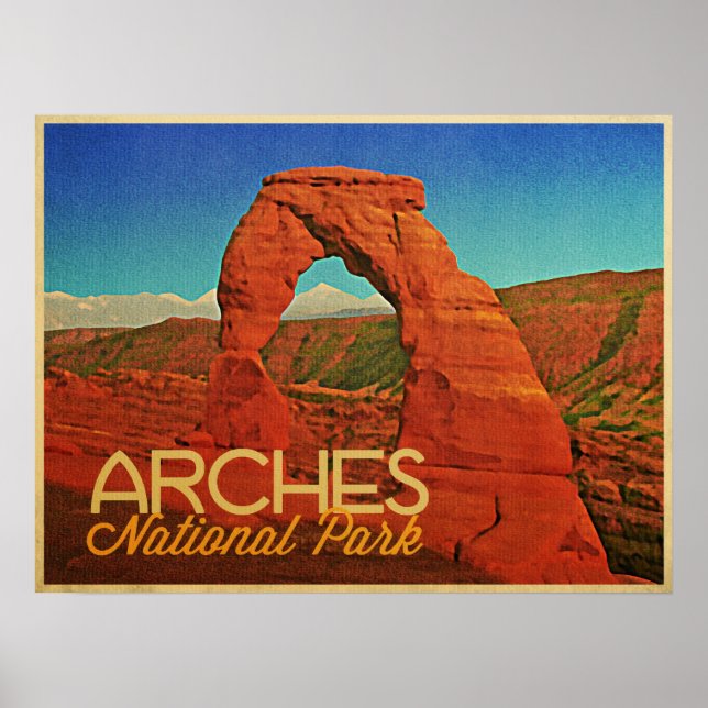 Affiche Parc national des Arches (Devant)