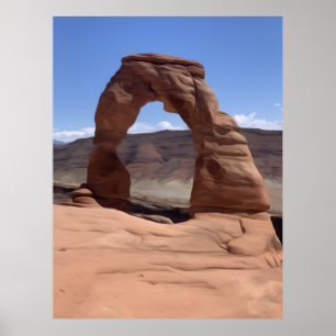 Affiche Parc national des Arches : Arche délicate