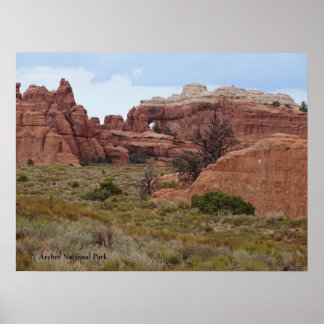 Affiche Parc national des Arches, Moab, Utah