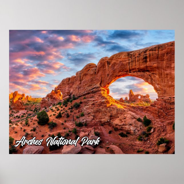Affiche Parc national des Arches, Utah, États-Unis (Devant)