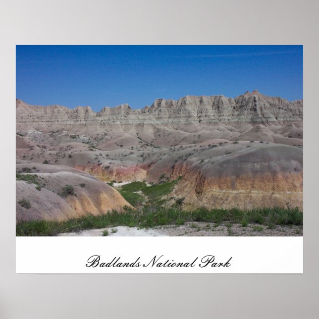 Affiche Parc national des Badlands (Devant)