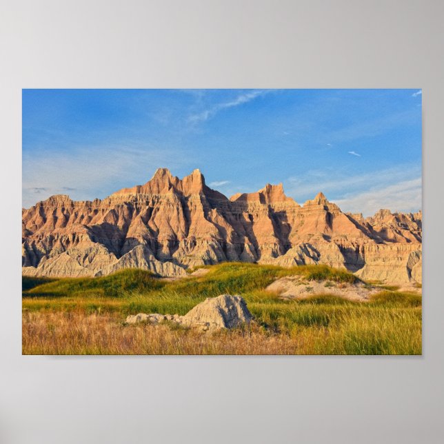 Affiche Parc national des Badlands, Soirée (Devant)