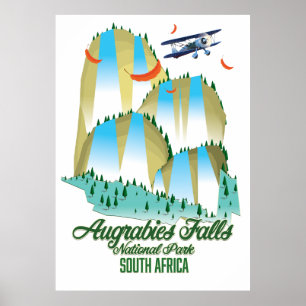Affiche Parc national des chutes d'Augrabies Afrique du Su