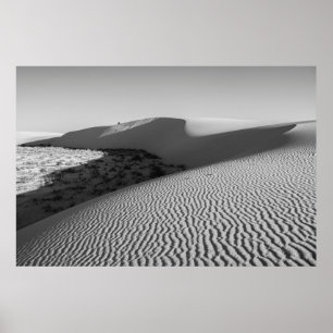 Affiche Parc national des dunes de sable blanc
