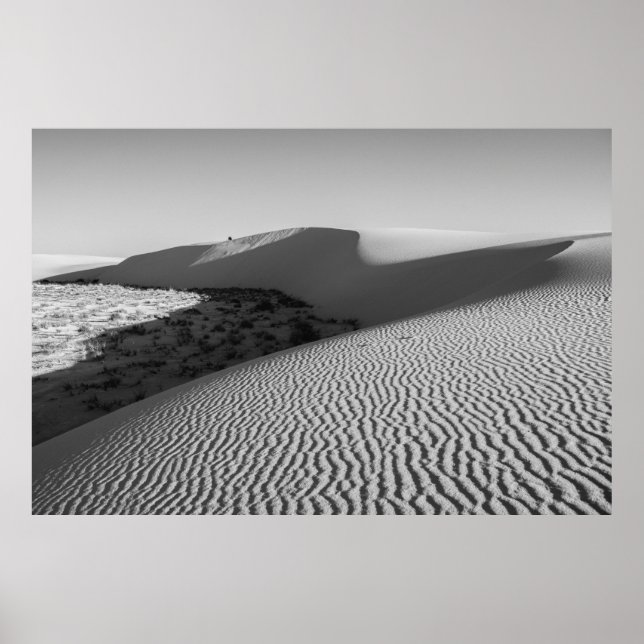 Affiche Parc national des dunes de sable blanc (Devant)