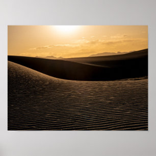 Affiche Parc national des dunes de sable blanc
