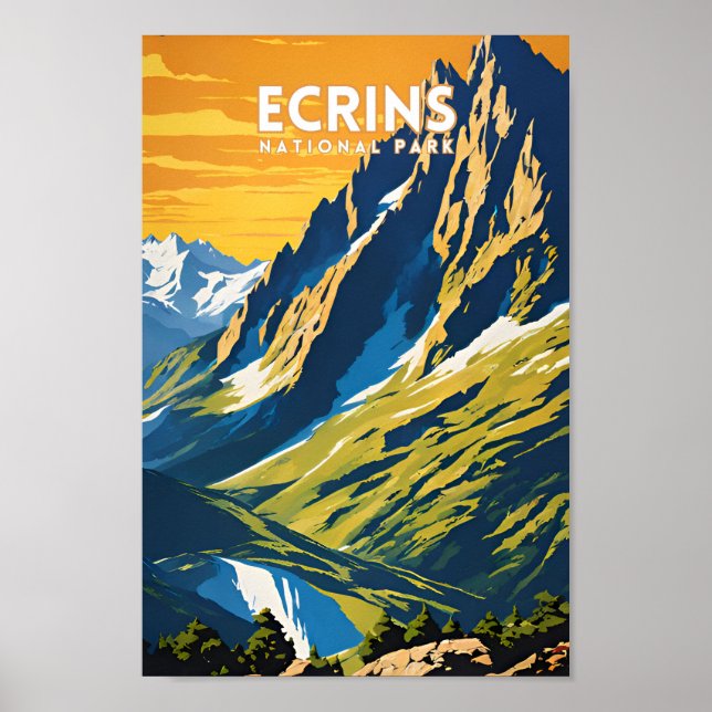 Affiche Parc national des Écrins (Devant)