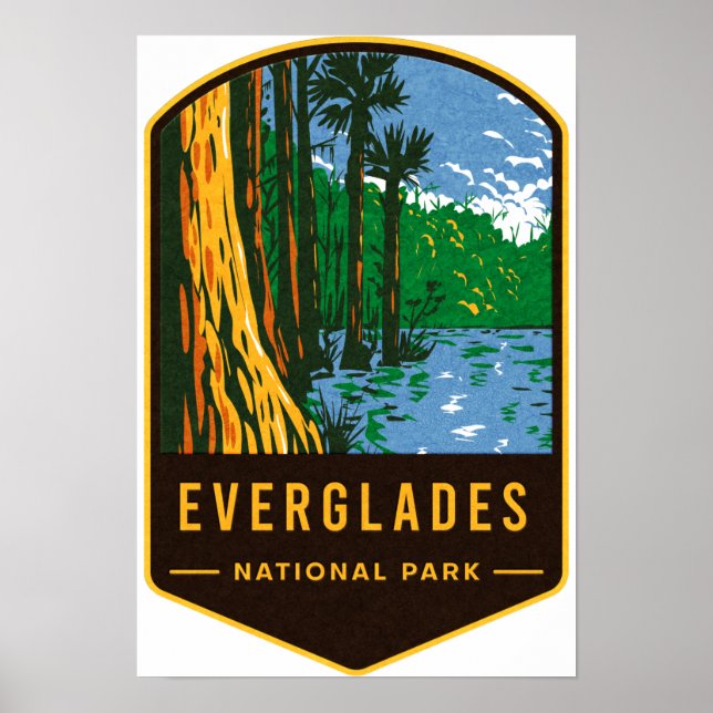 Affiche Parc national des Everglades (Devant)