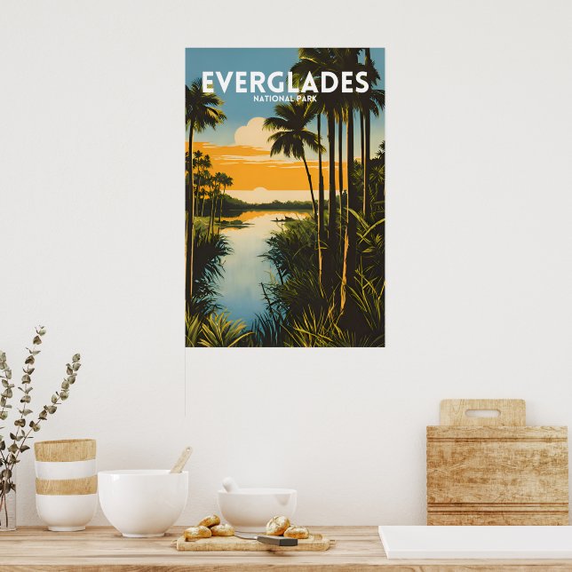 Affiche Parc national des Everglades (Cuisine)