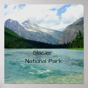 Affiche Parc national des Glaciers Montana