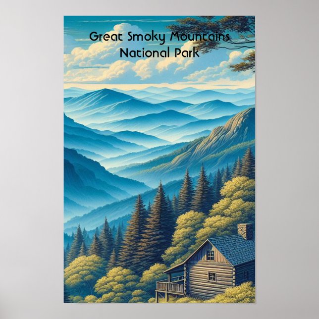 Affiche Parc national des Great Smoky Mountains (Devant)