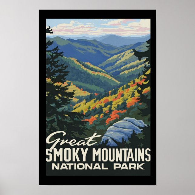 Affiche Parc national des Great Smoky Mountains (Devant)