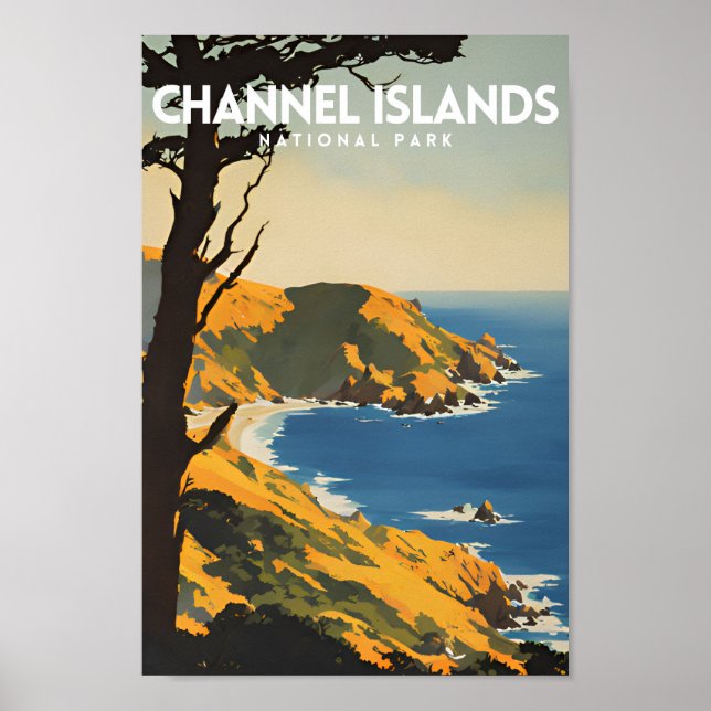 Affiche Parc national des îles Channel (Devant)