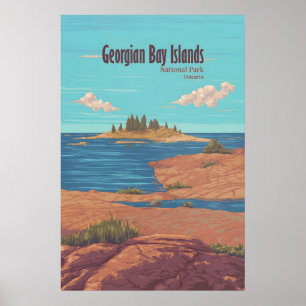 Affiche Parc national des Îles de la Baie Georgienne Ontar