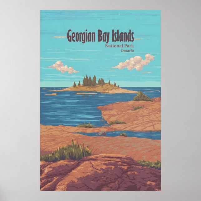 Affiche Parc national des Îles de la Baie Georgienne Ontar (Devant)
