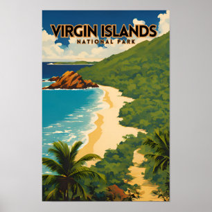 Affiche Parc national des Îles Vierges