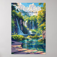 Parc national des lacs Plitvice Croatie Art de voy