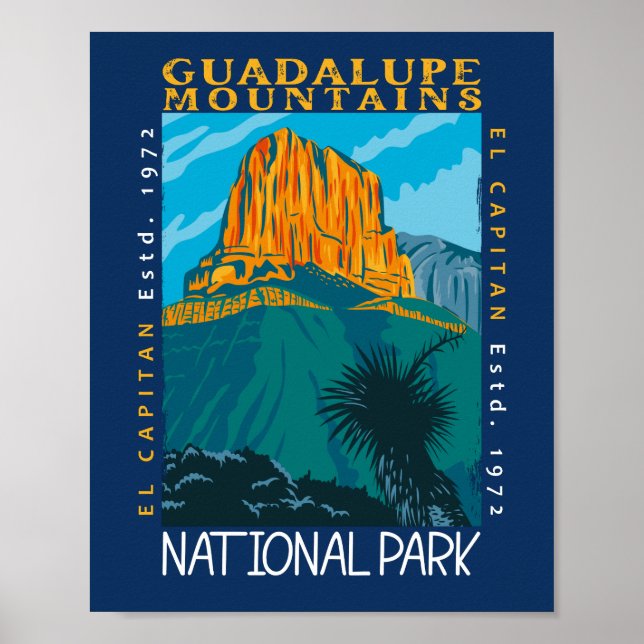 Affiche Parc national des Monts Guadalupe (Devant)