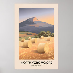 Affiche Parc national des North York Moors Voyage Moderne