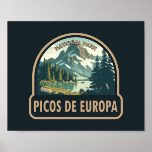 Affiche Parc national des Picos de Europa Espagne