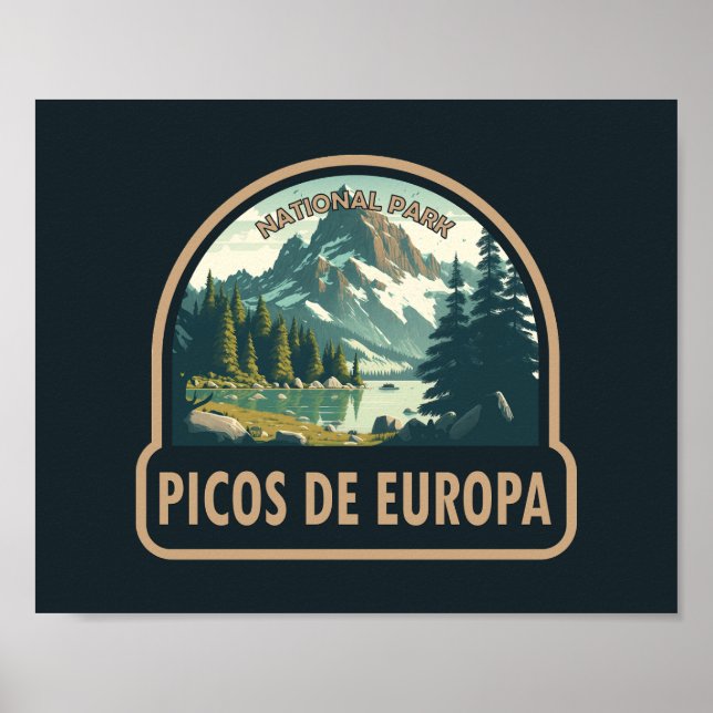 Affiche Parc national des Picos de Europa Espagne (Devant)