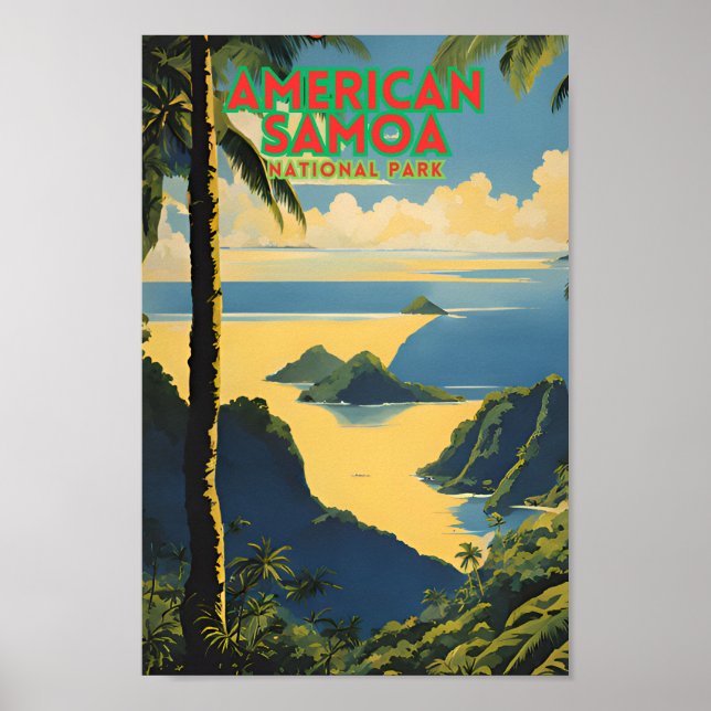 Affiche Parc national des Samoa américaines (Devant)