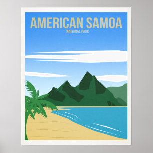 Affiche Parc national des Samoa américaines