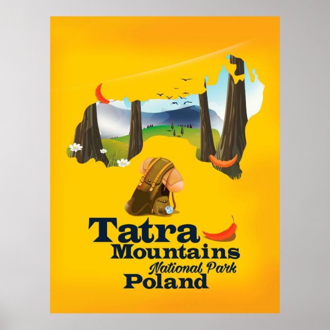 Affiche Parc national des Tatras, Pologne (Devant)