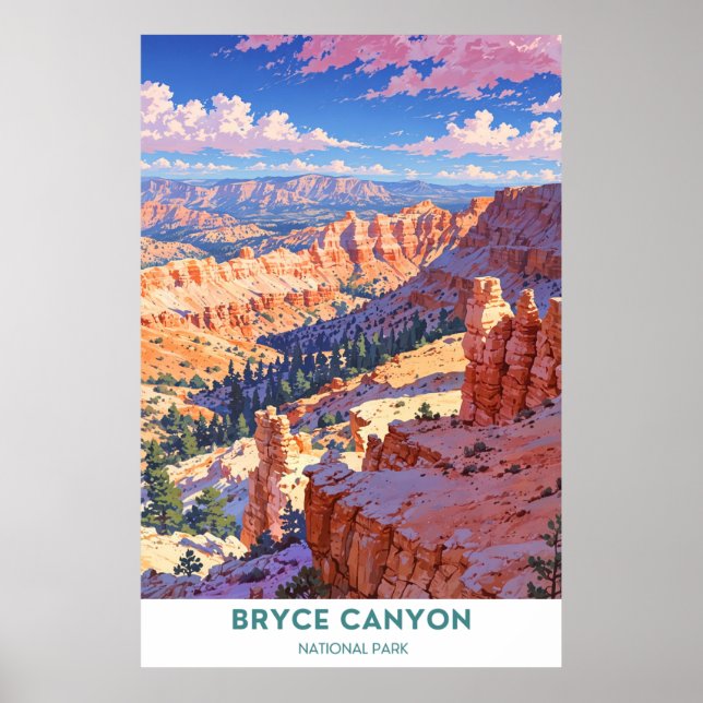 Affiche Parc national du Bryce Canyon (Devant)