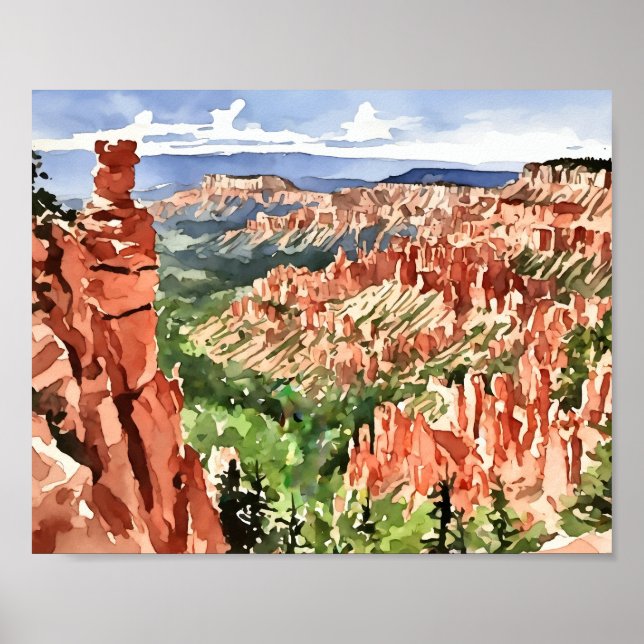 Affiche Parc national du Bryce Canyon (Devant)