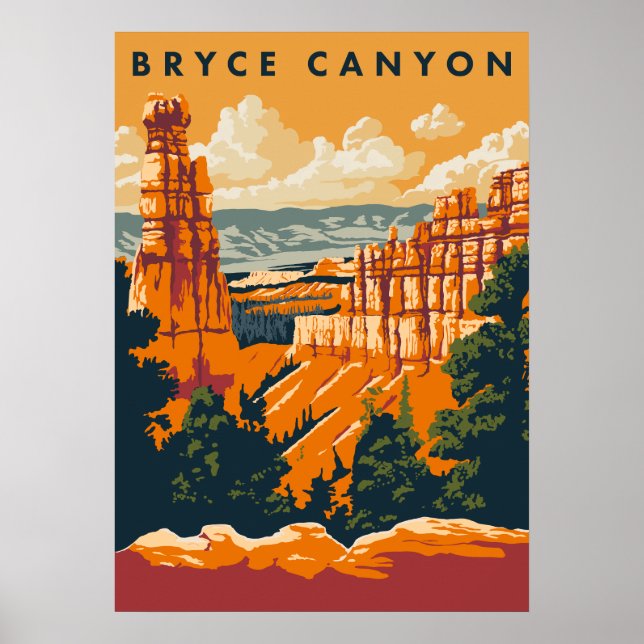 Affiche Parc national du Bryce Canyon (Devant)