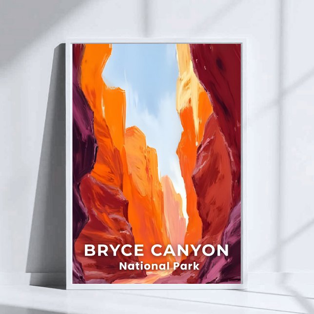 Affiche Parc national du Bryce Canyon | Utah Travel (Créateur téléchargé)