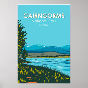 Affiche Parc national du Caire Ecosse Loch Morlich