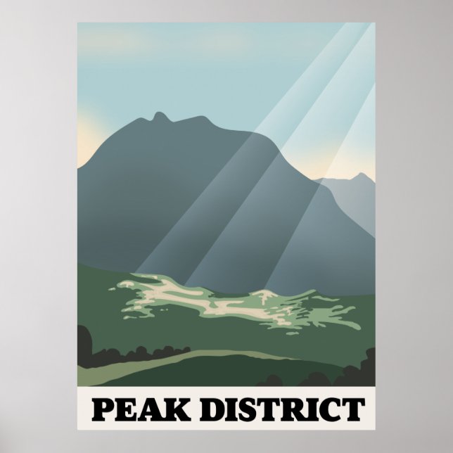 Affiche Parc national du district de Peak (Devant)