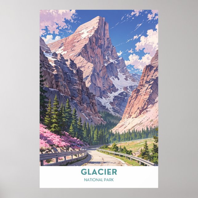 Affiche Parc national du Glacier (Devant)