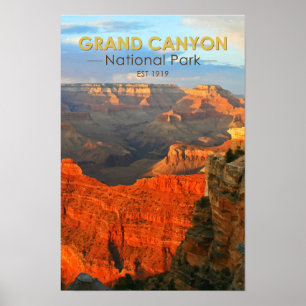 Affiche Parc national du Grand Canyon Arizona