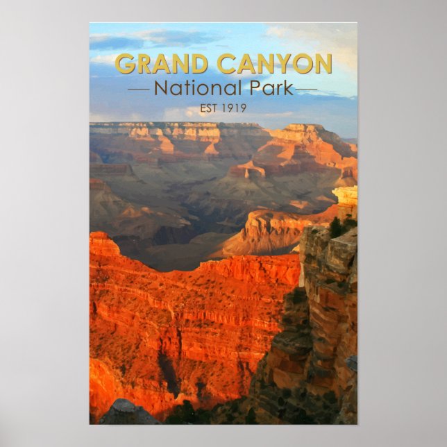 Affiche Parc national du Grand Canyon Arizona (Devant)
