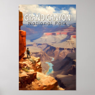 Affiche Parc national du Grand Canyon Peinture à l'huile A