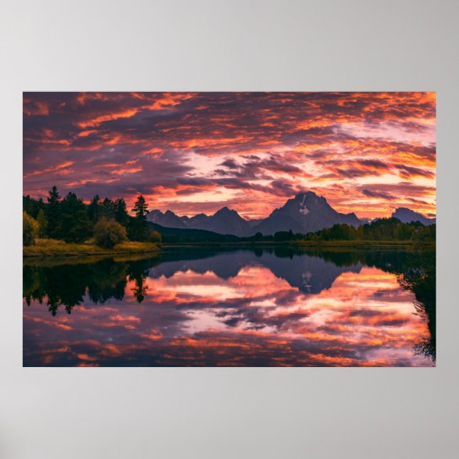 Affiche Parc national du Grand Teton, Wyoming (Devant)