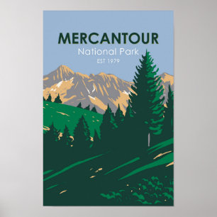 Affiche Parc national du Mercantour France