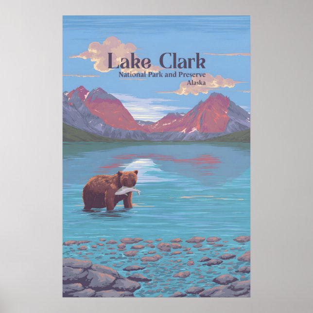 Affiche Parc national et réserve nationale de Lake Clark : (Devant)