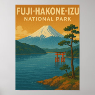 Affiche Parc national Fuji-Hakone-Izu