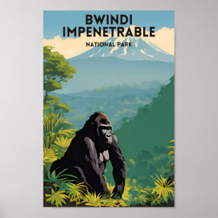 Affiche Parc national impénétrable de Bwindi