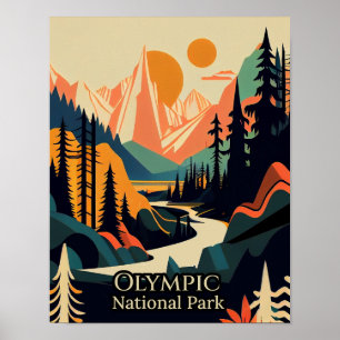 Affiche Parc national olympique Art contemporain
