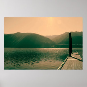 Affiche Parc national olympique, photographie de paysage
