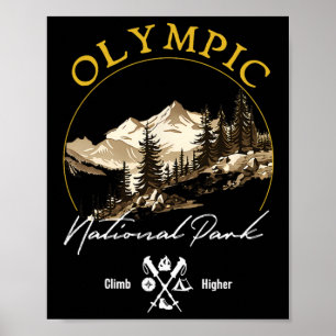 Affiche Parc National Olympique Retro Vintage Apparel - So