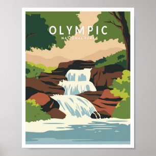Affiche Parc national Olympique Washington