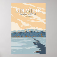 Parc national Sirmilik Canada Tourisme Art Vintage