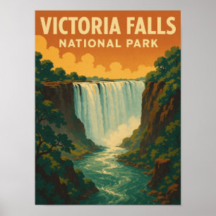 Affiche Parc national Victoria Falls Getaway