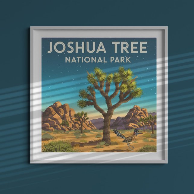 Affiche Parc national vintage de Joshua Tree (Créateur téléchargé)